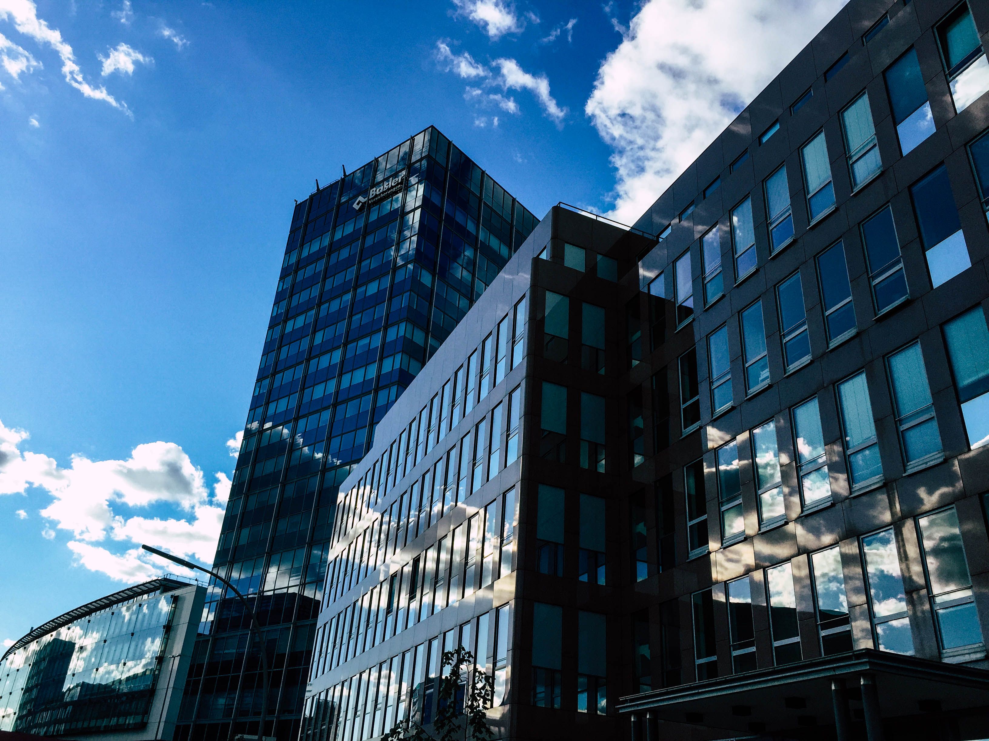 Modern corporate office building